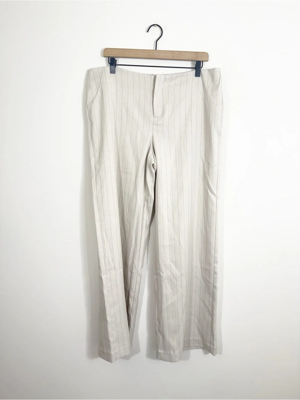 Reformation Vida Low Rise Pant Trouser Dune Stripe Size 10 - Picture 4 of 7